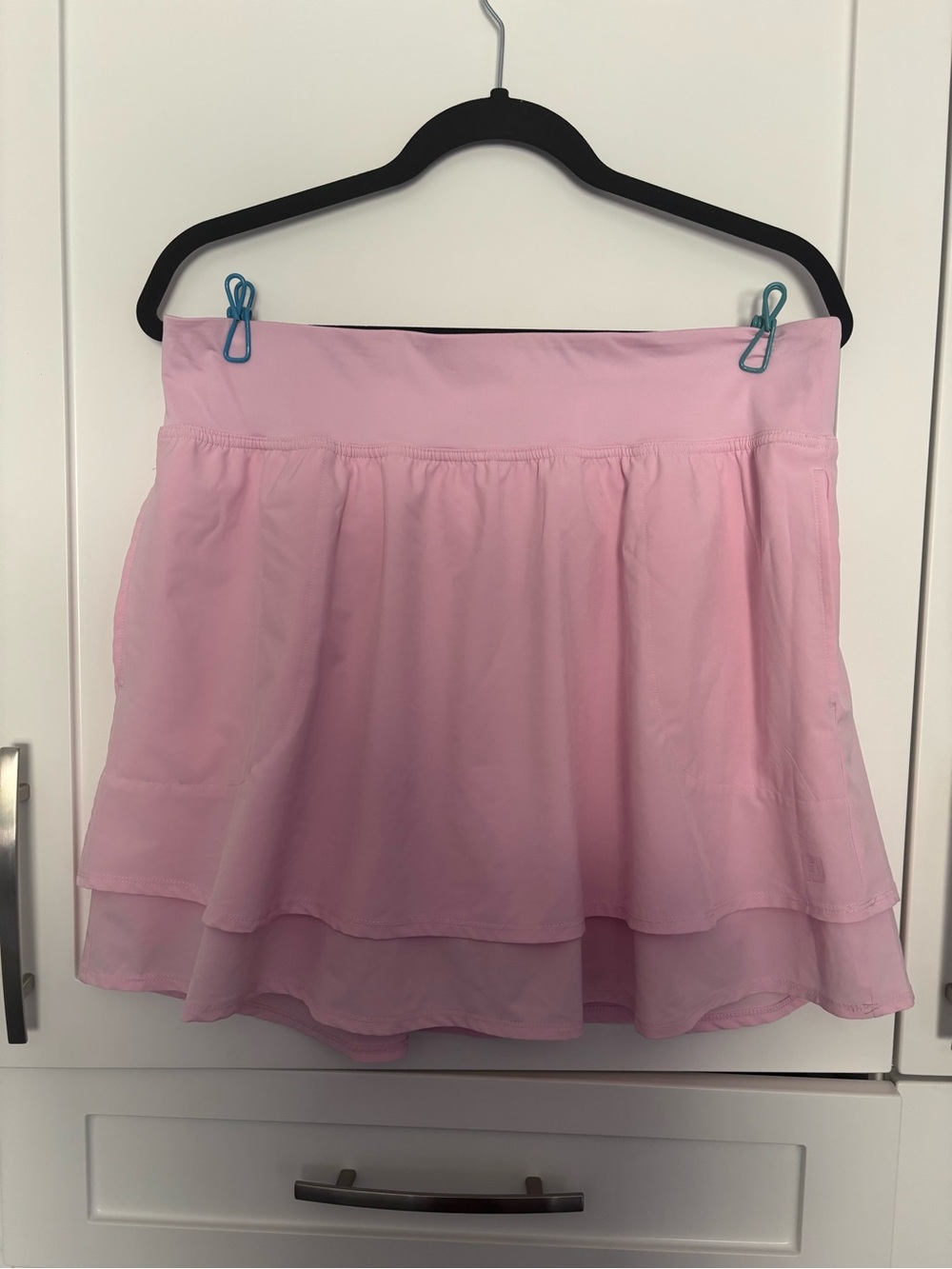 Women’s Light Pink Layered Skort - Picture 2 of 6